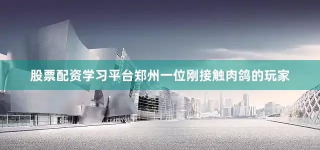 股票配资学习平台郑州一位刚接触肉鸽的玩家