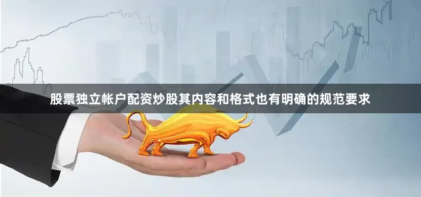 股票独立帐户配资炒股其内容和格式也有明确的规范要求